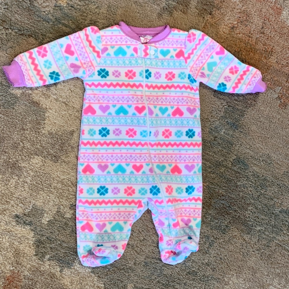 4/$12 garanimals fleece sleep and play